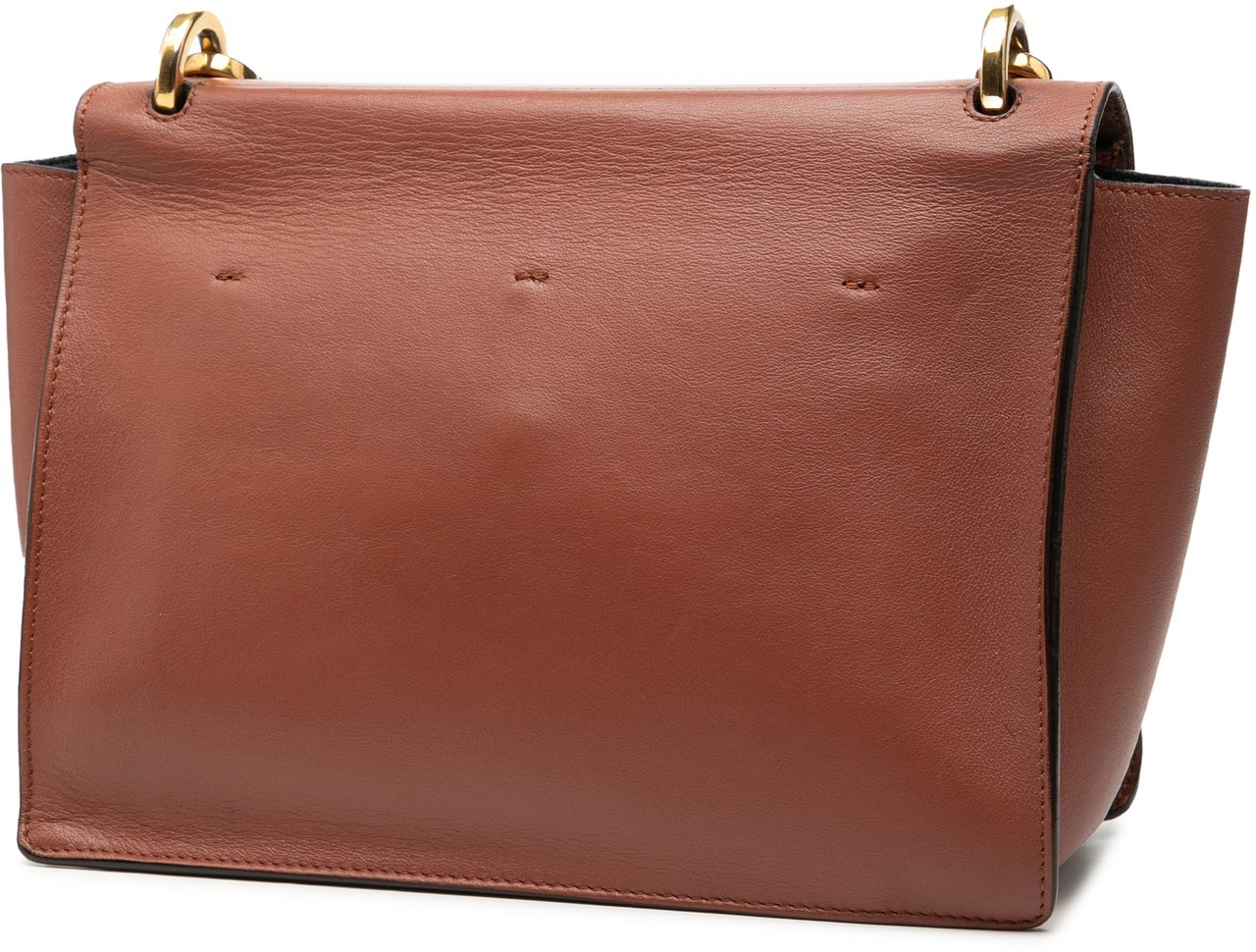 Fendi Calfskin Kan U Satchel Bruin