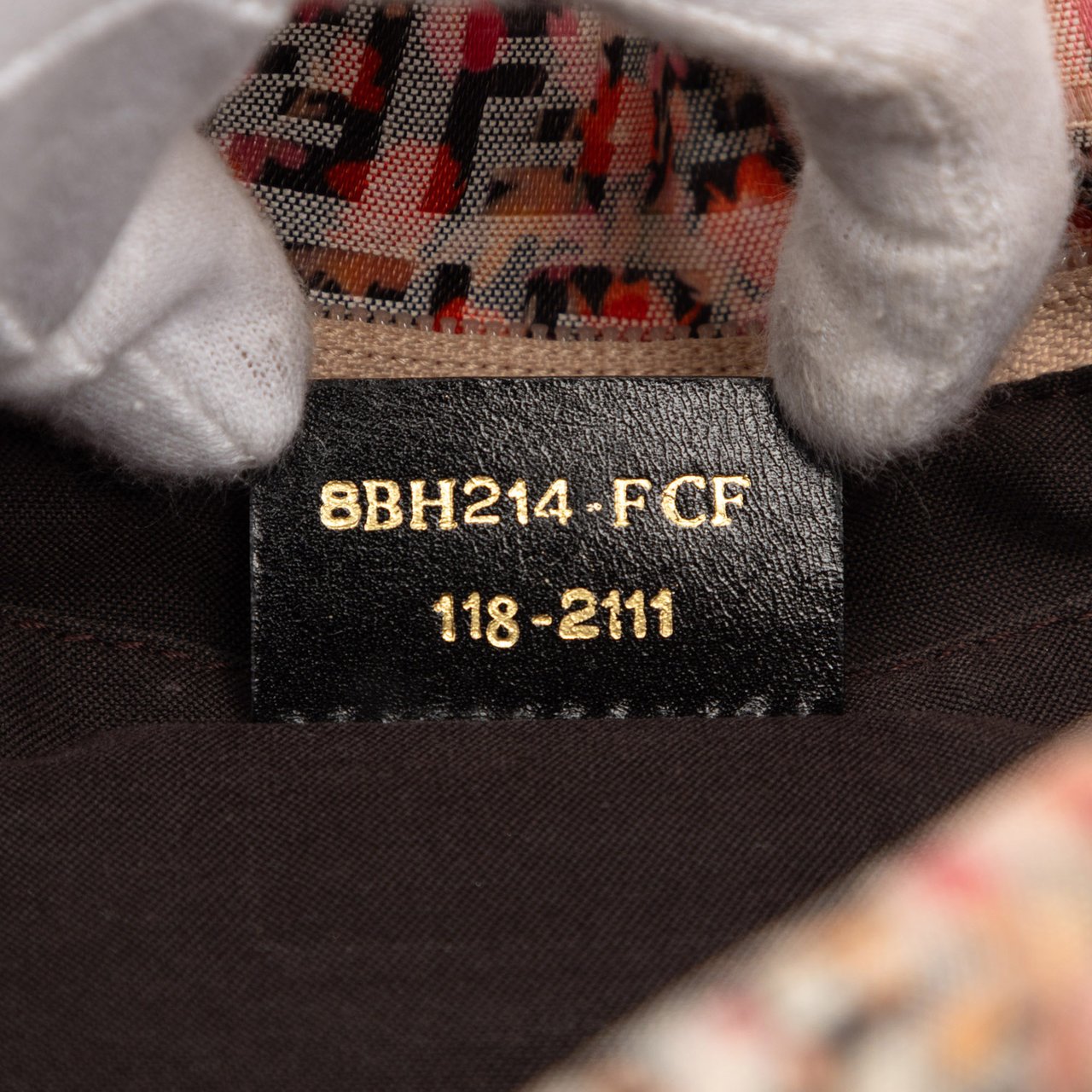 Fendi Mini Zucchino Canvas Floral Superstar Tote Roze