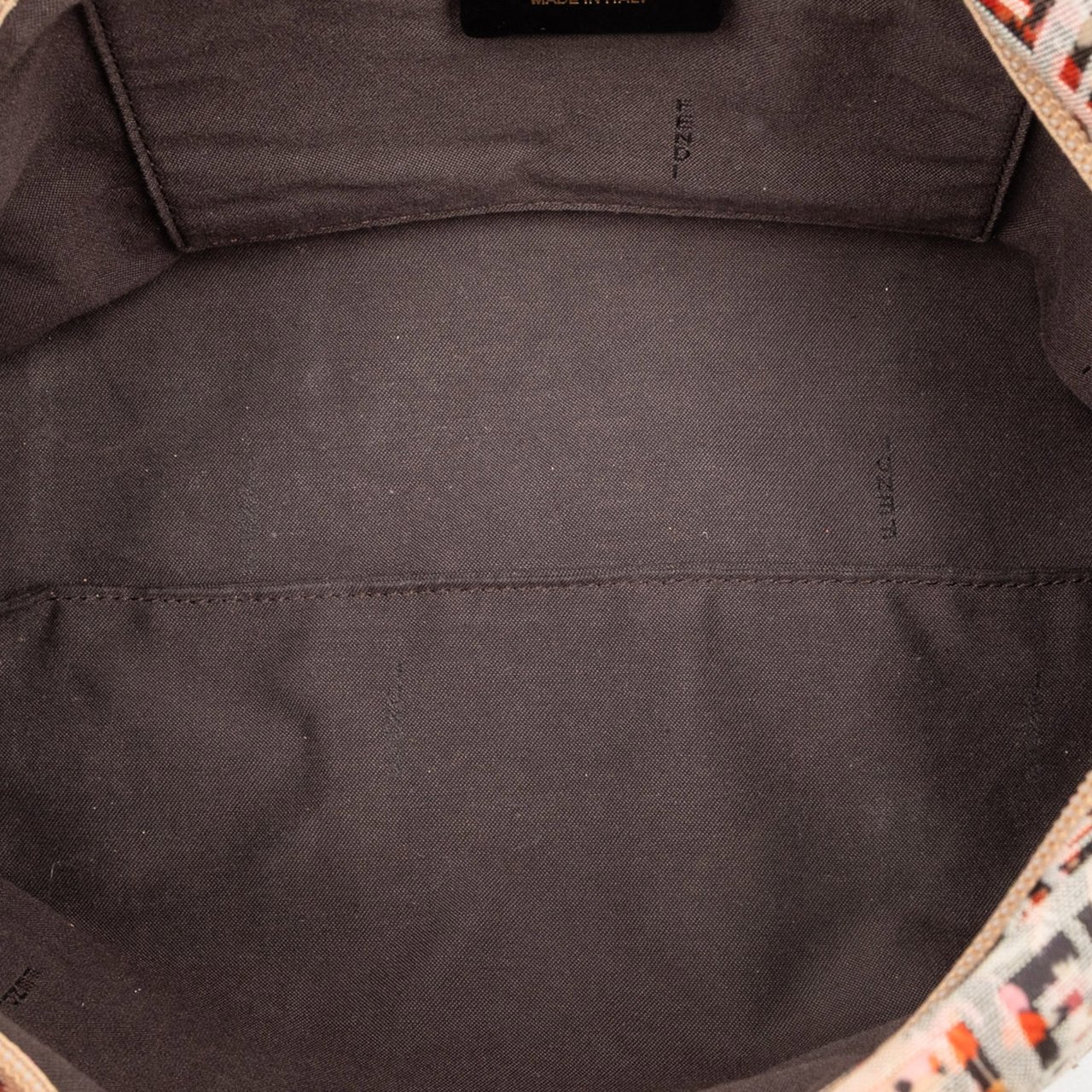 Fendi Mini Zucchino Canvas Floral Superstar Tote Roze