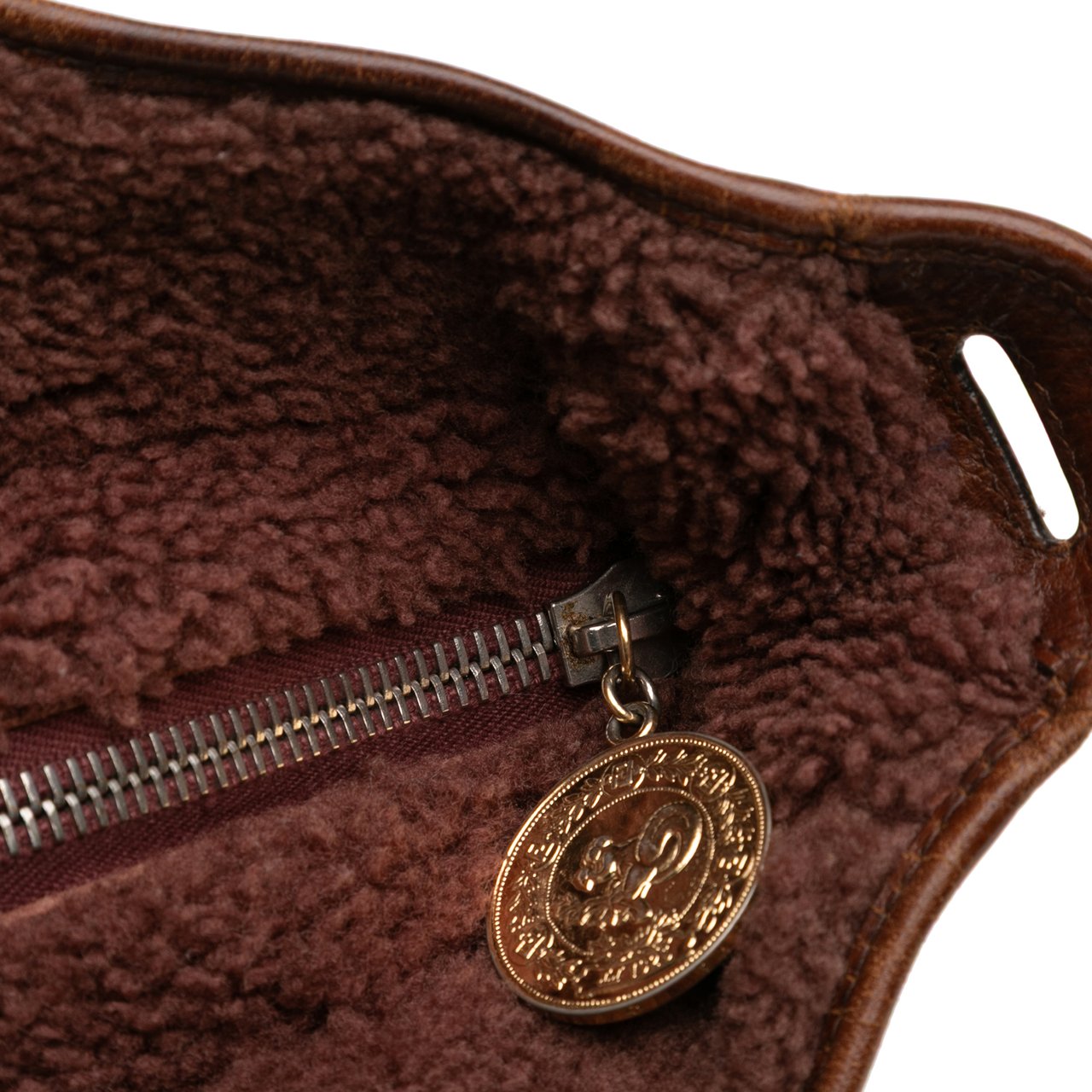 Fendi Zucchino Canvas Satchel Rood