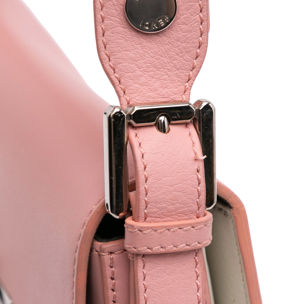 Fendi Calfskin 3Baguette Shoulder Bag Roze