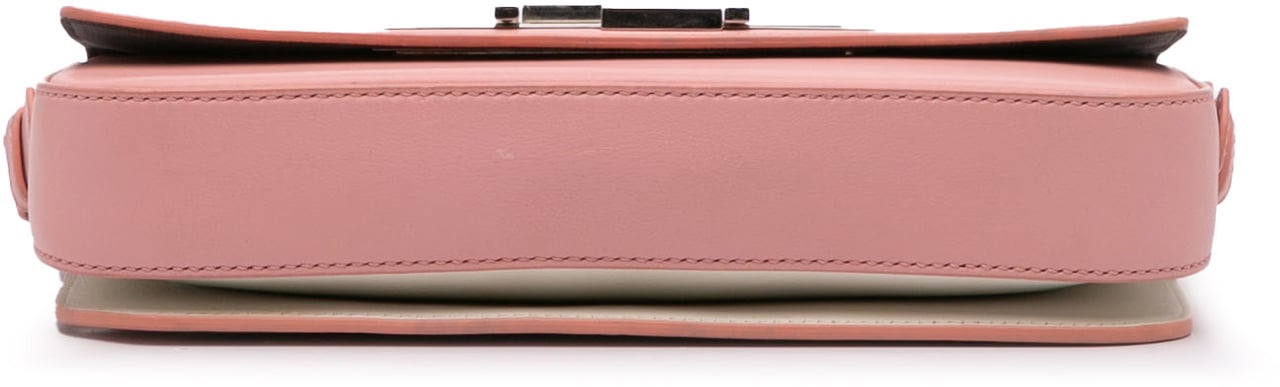 Fendi Calfskin 3Baguette Shoulder Bag Roze