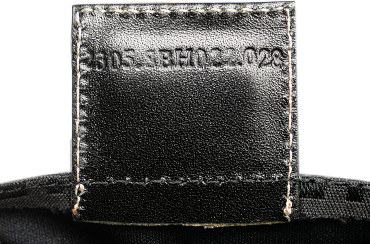 Fendi Zucchino Canvas Tote Zwart