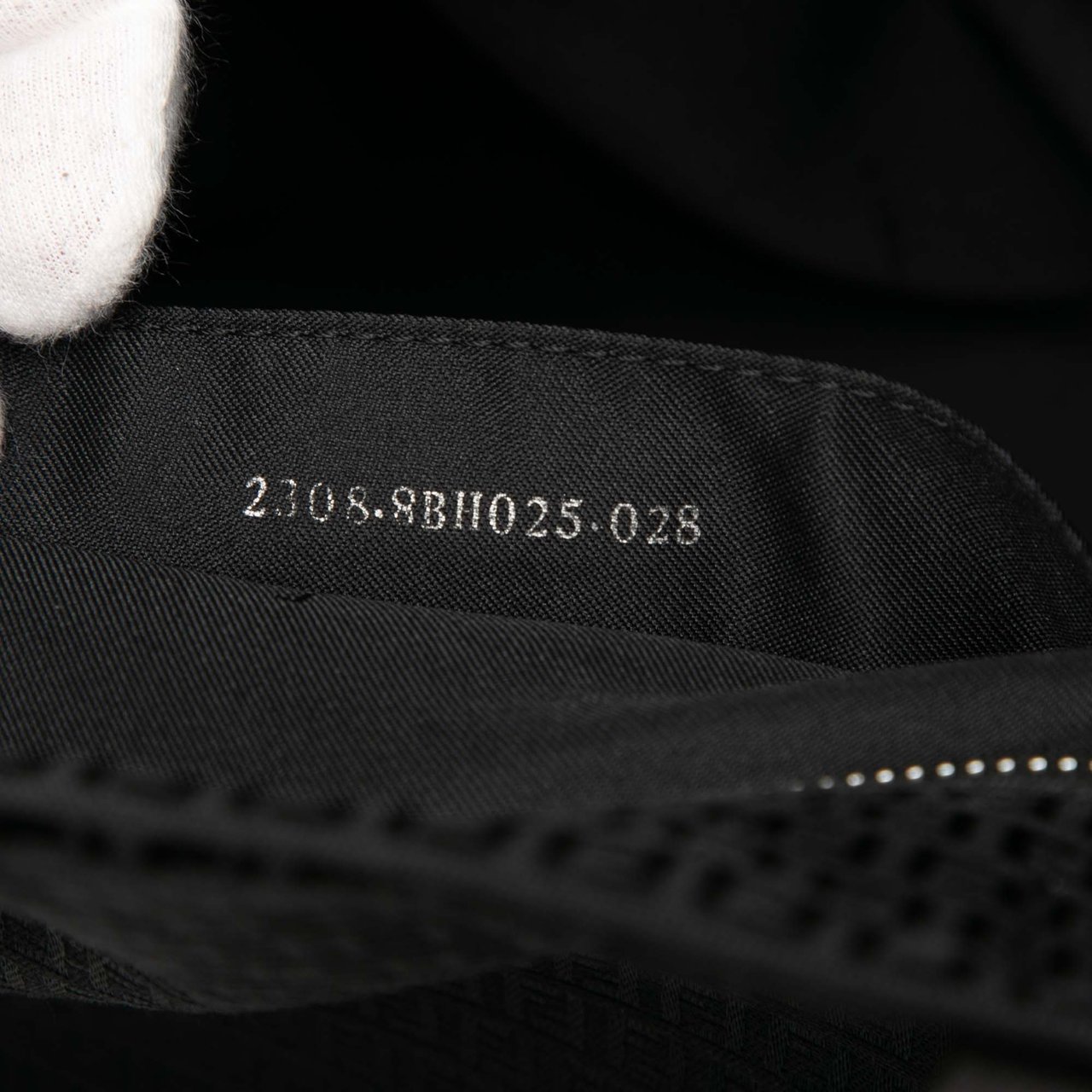 Fendi Micro Zucchino Canvas Tote Zwart