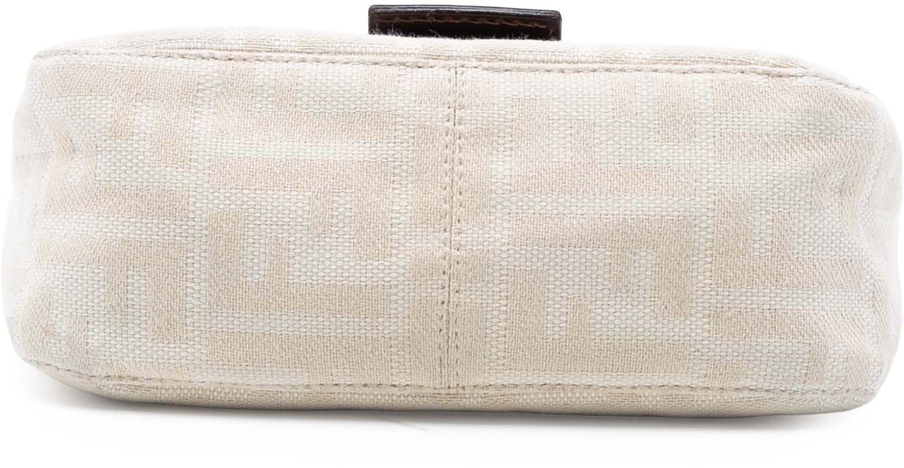 Fendi Zucca Canvas Shoulder Bag Bruin