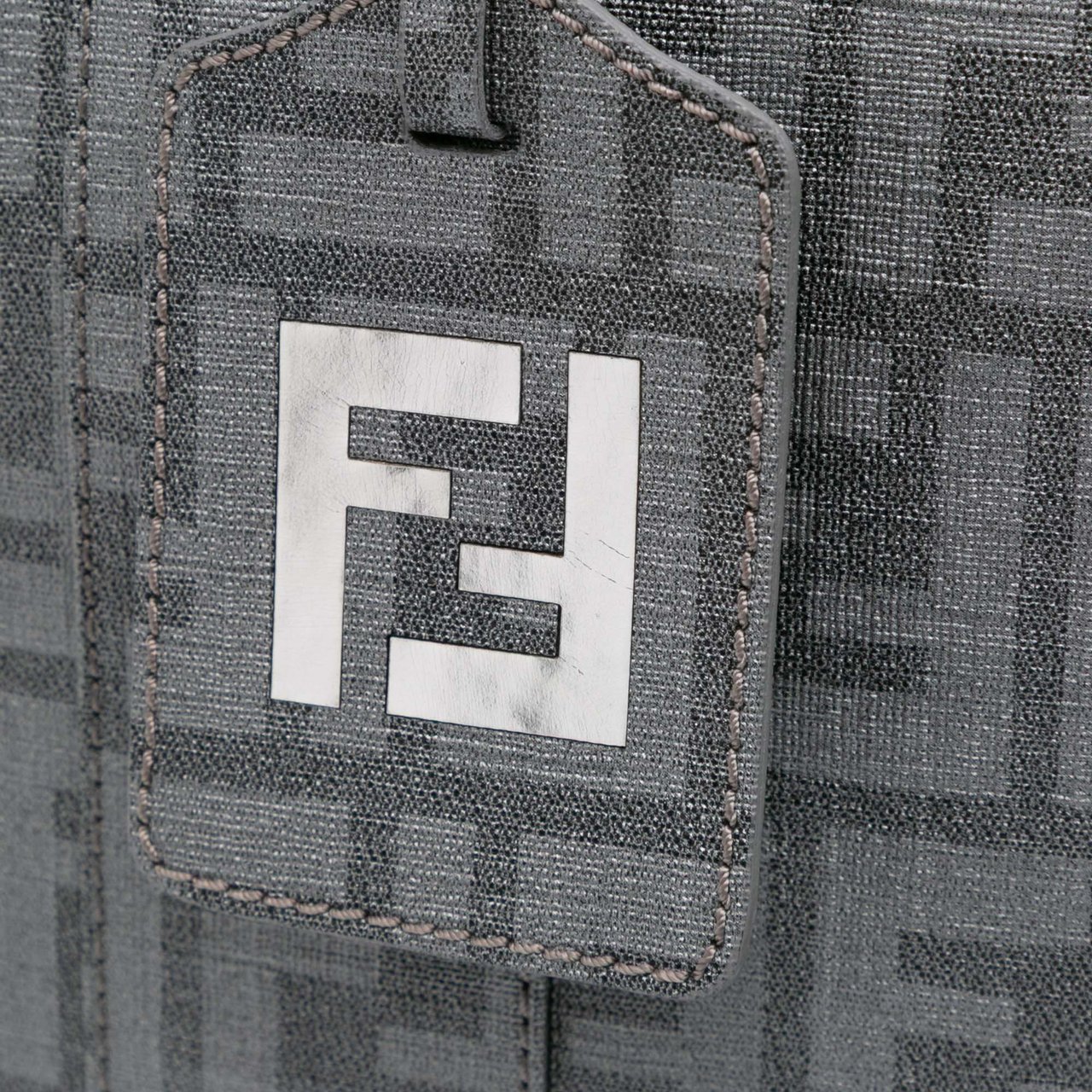 Fendi Zucca Spalmati Tote Grijs
