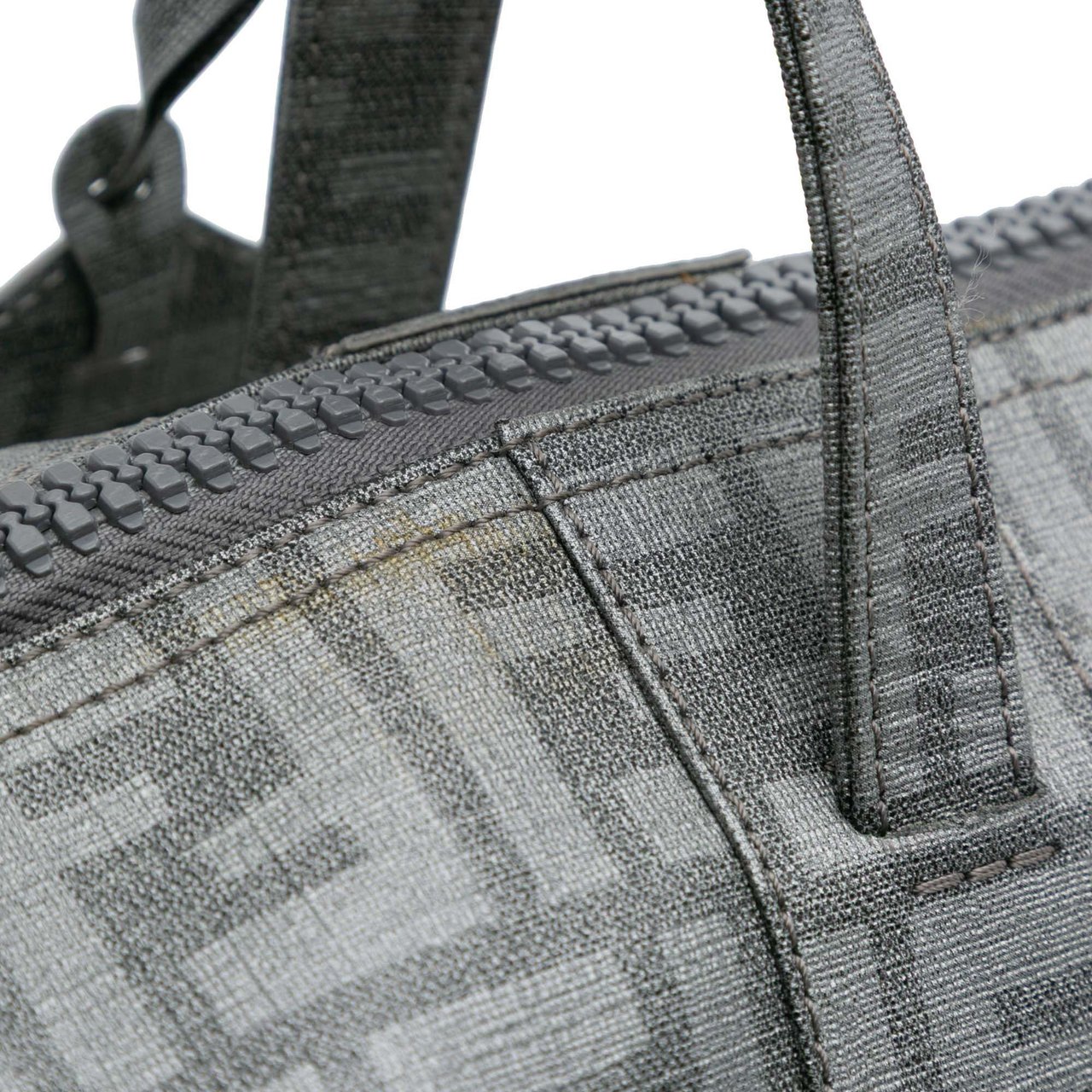 Fendi Zucca Spalmati Tote Grijs
