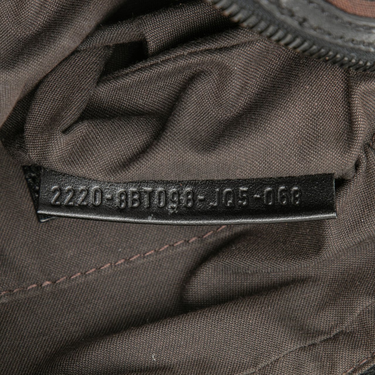 Fendi Zucchino Canvas Crossbody Bruin