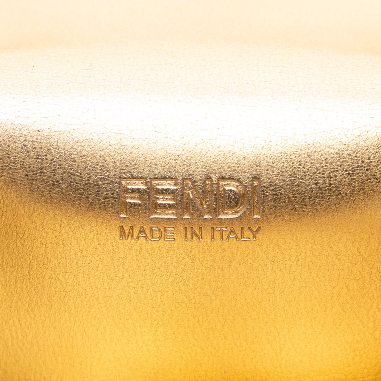 Fendi Mini Leather Cookie Hobo Zwart