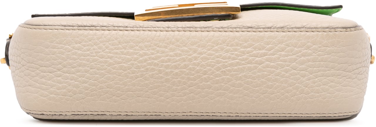 Fendi Mini Leather Baguette Satchel Bruin