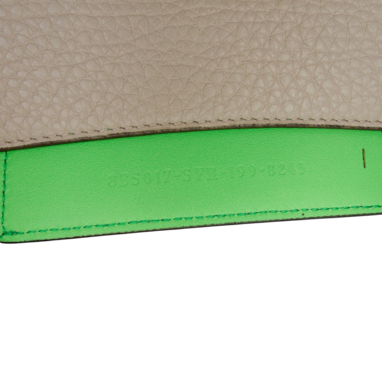 Fendi Mini Leather Baguette Satchel Bruin