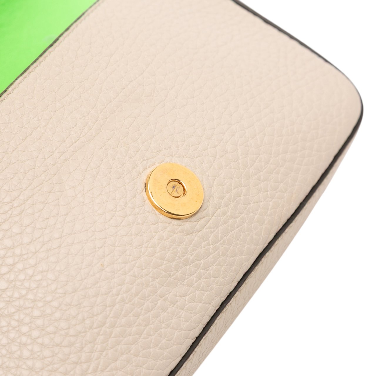 Fendi Mini Leather Baguette Satchel Bruin