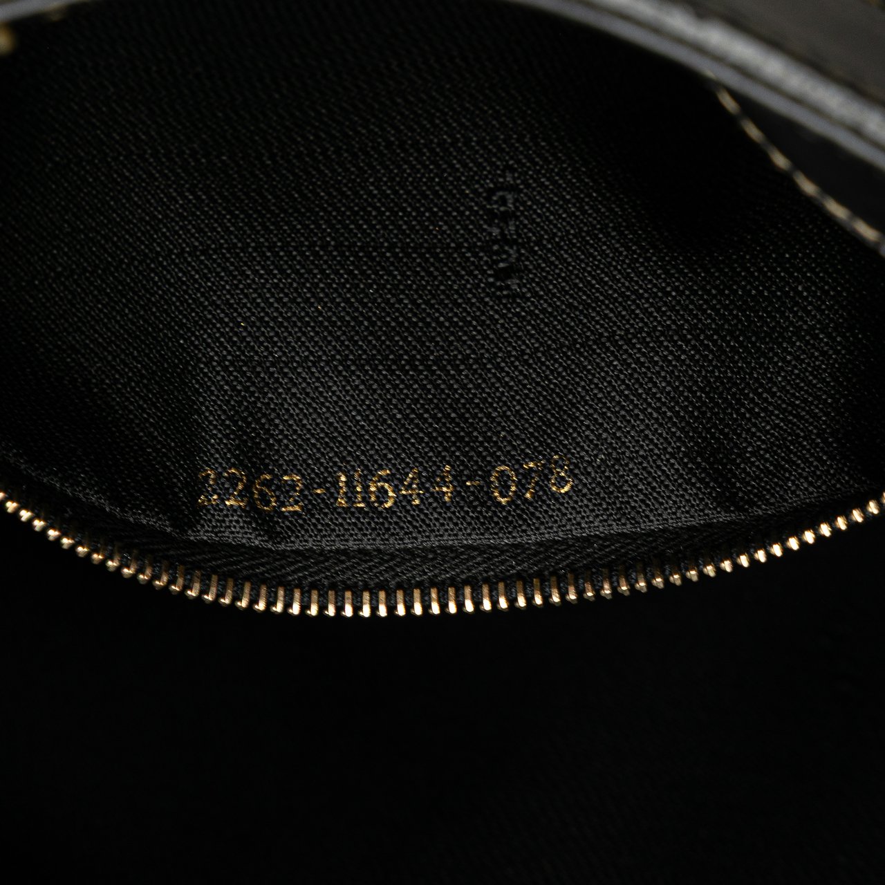 Fendi Pequin Coated Canvas Crossbody Zwart