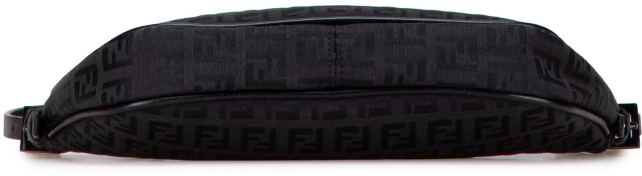 Fendi Zucchino Canvas Pochette Zwart