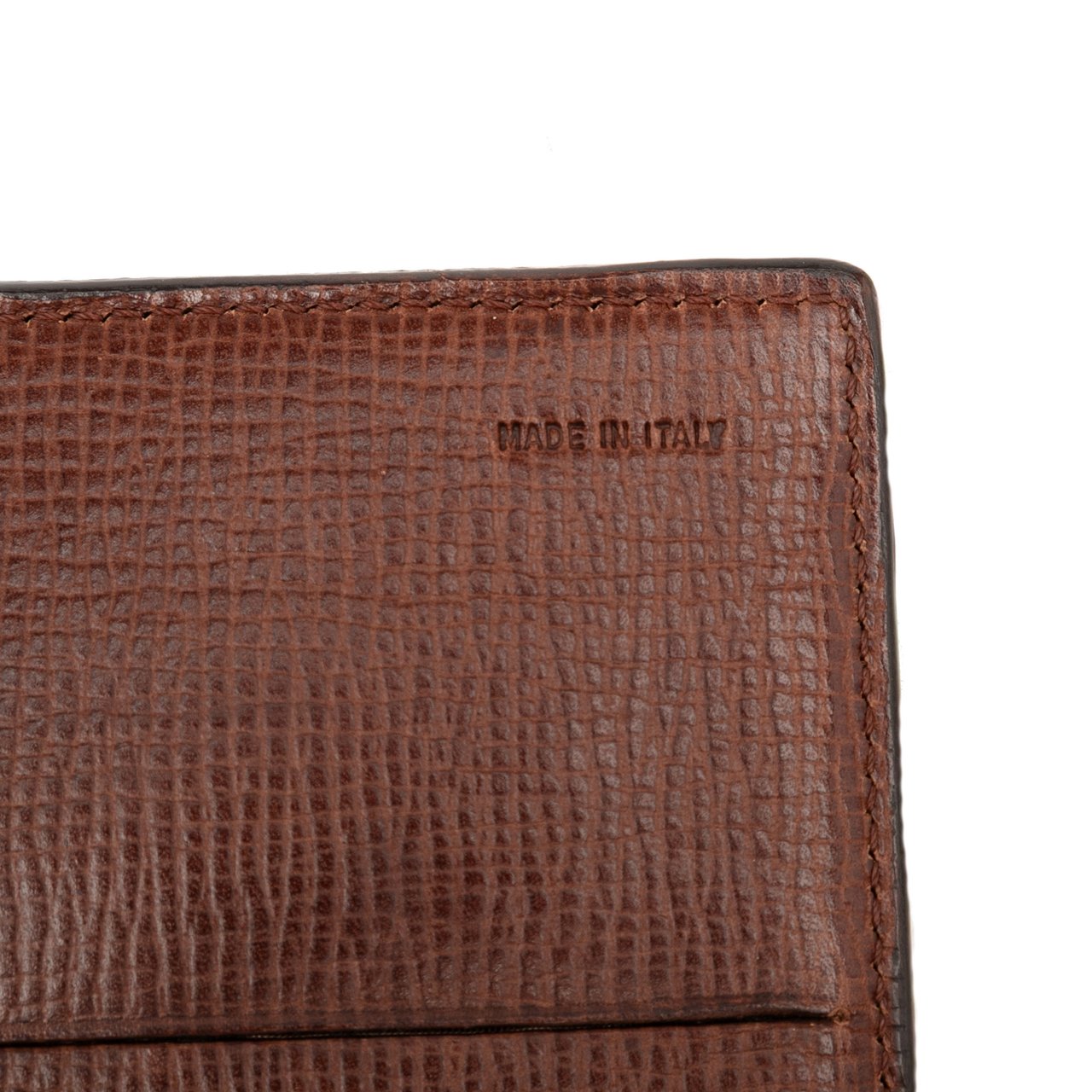 Fendi Zucca Coated Canvas Trifold Long Wallet Bruin