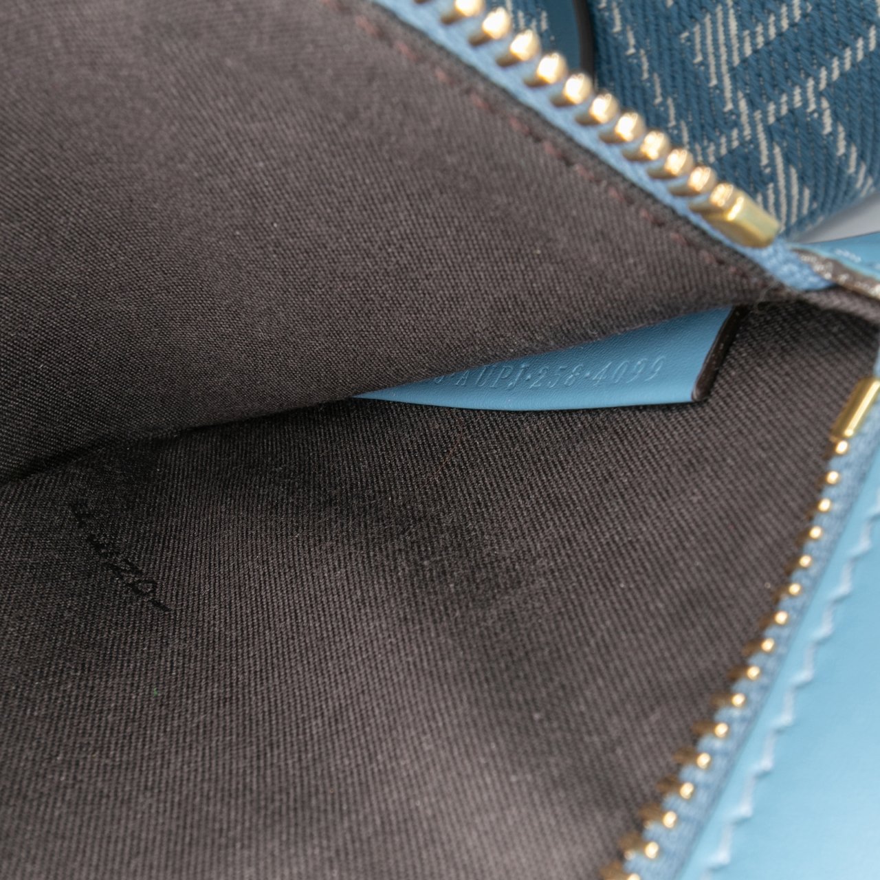 Fendi Large FF Pequin FF Jacquard Reversible Roll Tote Blauw