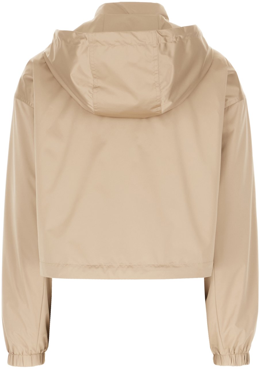 Fendi Fendi Cappuccino polyester k-way Bruin