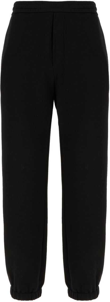 Fendi Fendi Black cotton joggers Zwart