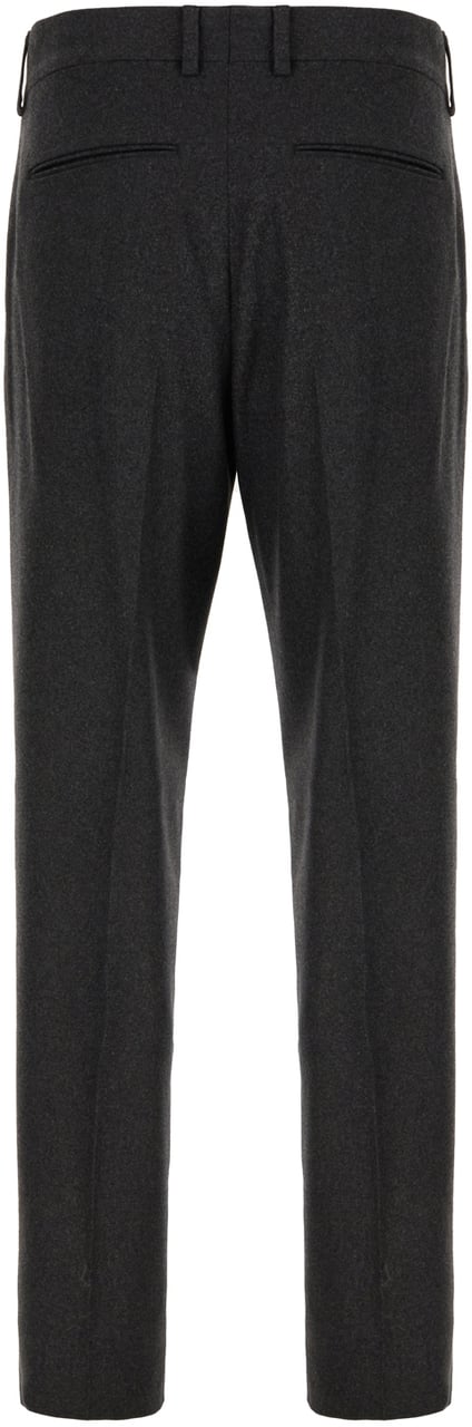 Fendi Fendi Dark grey stretch cashmere pants Grijs