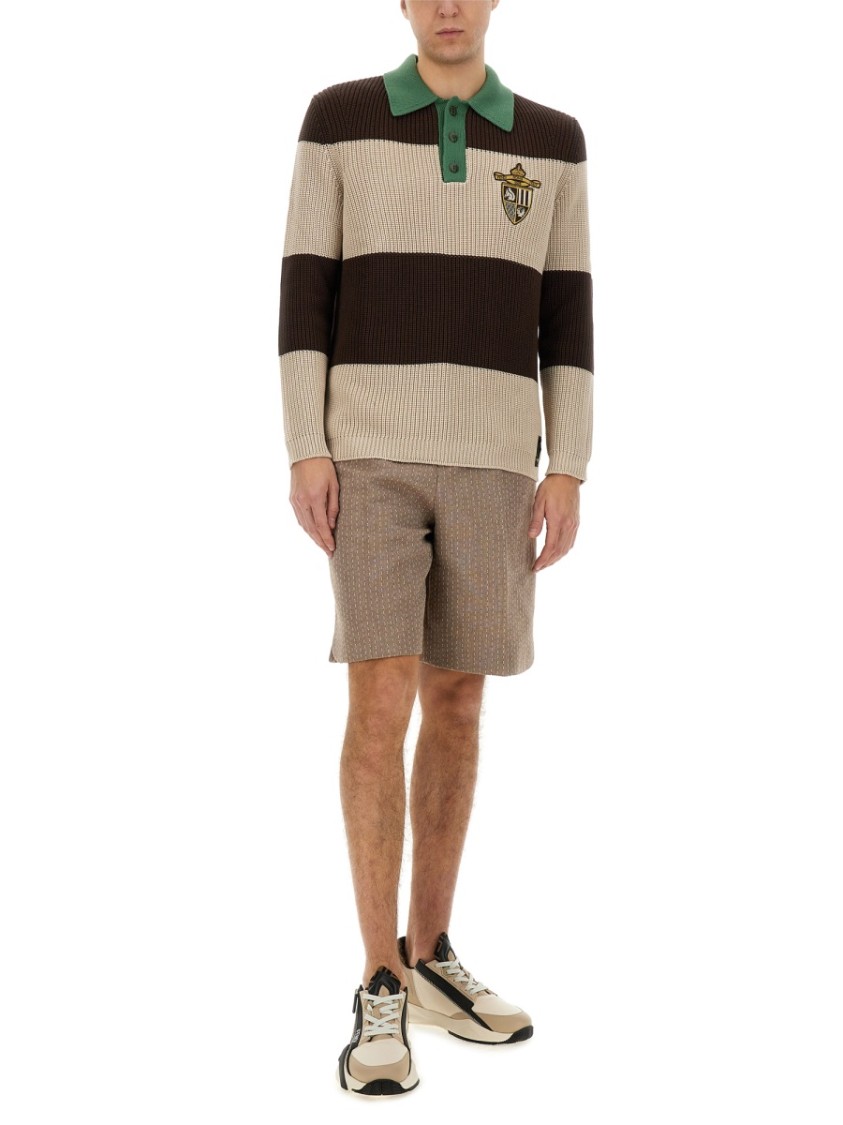 Fendi Jacquard Bermuda Shorts Bruin
