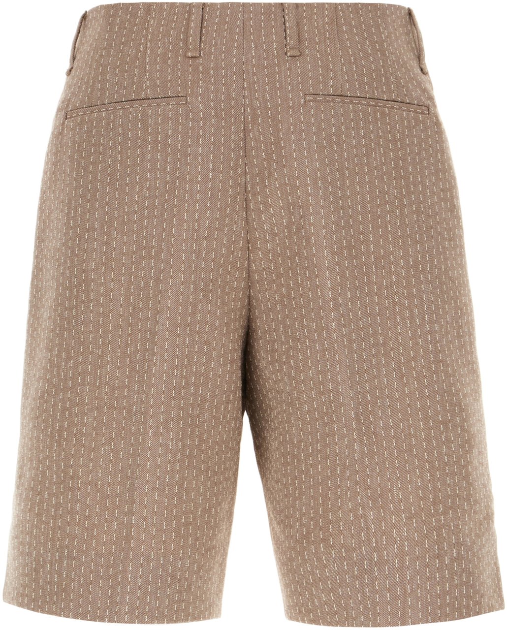 Fendi Fendi Embroidered cotton blend bermuda shorts Divers