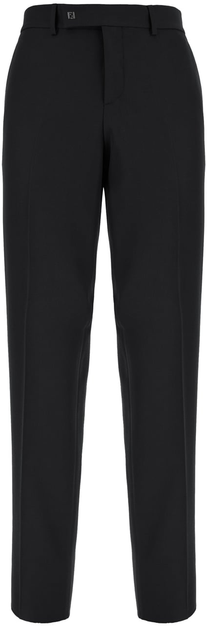 Fendi Fendi Black wool pant Zwart
