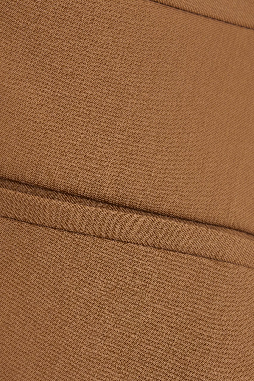 Fendi Fendi Camel wool pants Bruin