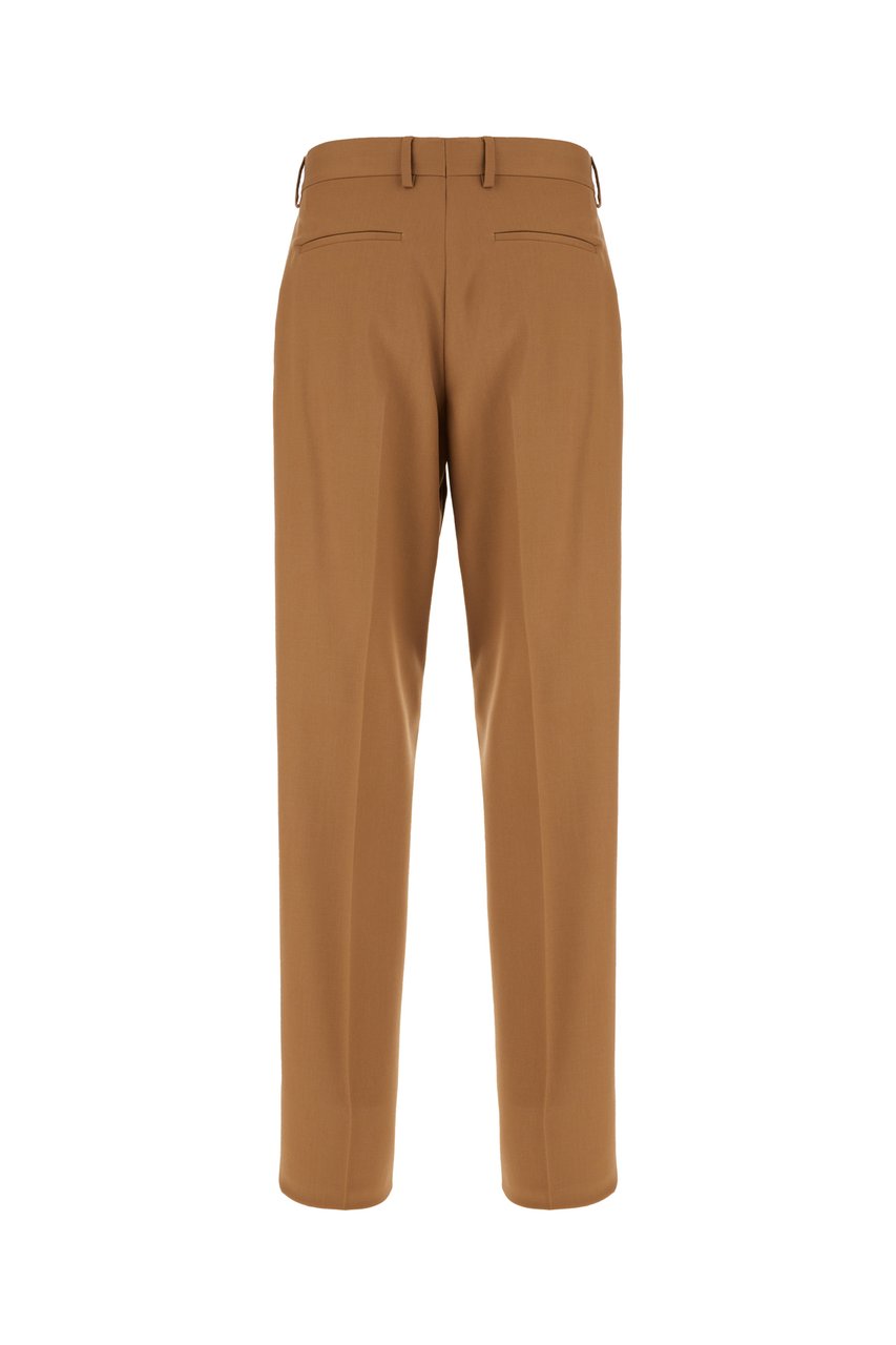 Fendi Fendi Camel wool pants Bruin
