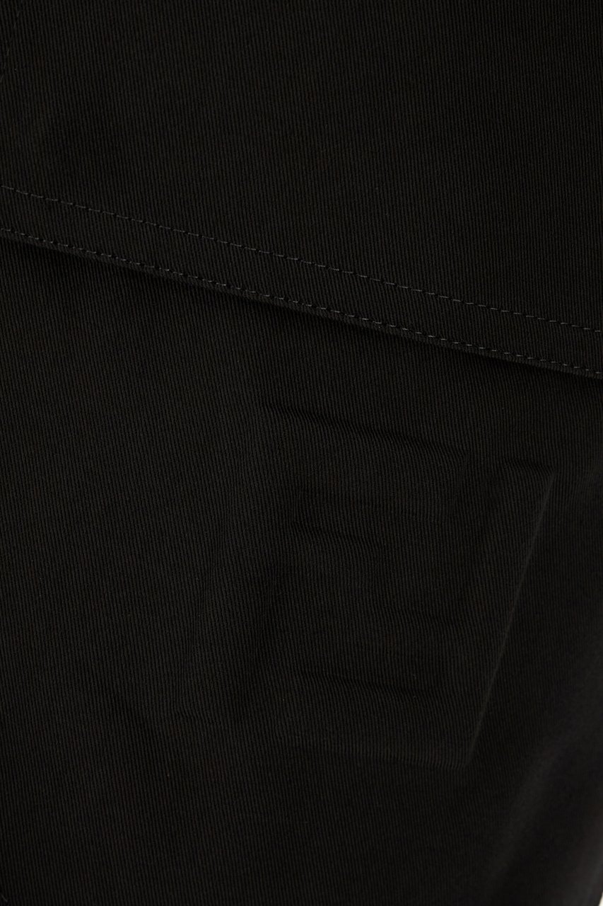 Fendi Fendi Black stretch cotton pants Zwart