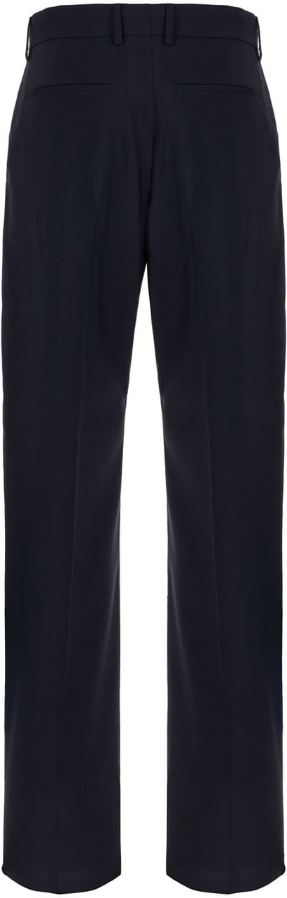 Fendi Fendi Navy blue twill pant Blauw