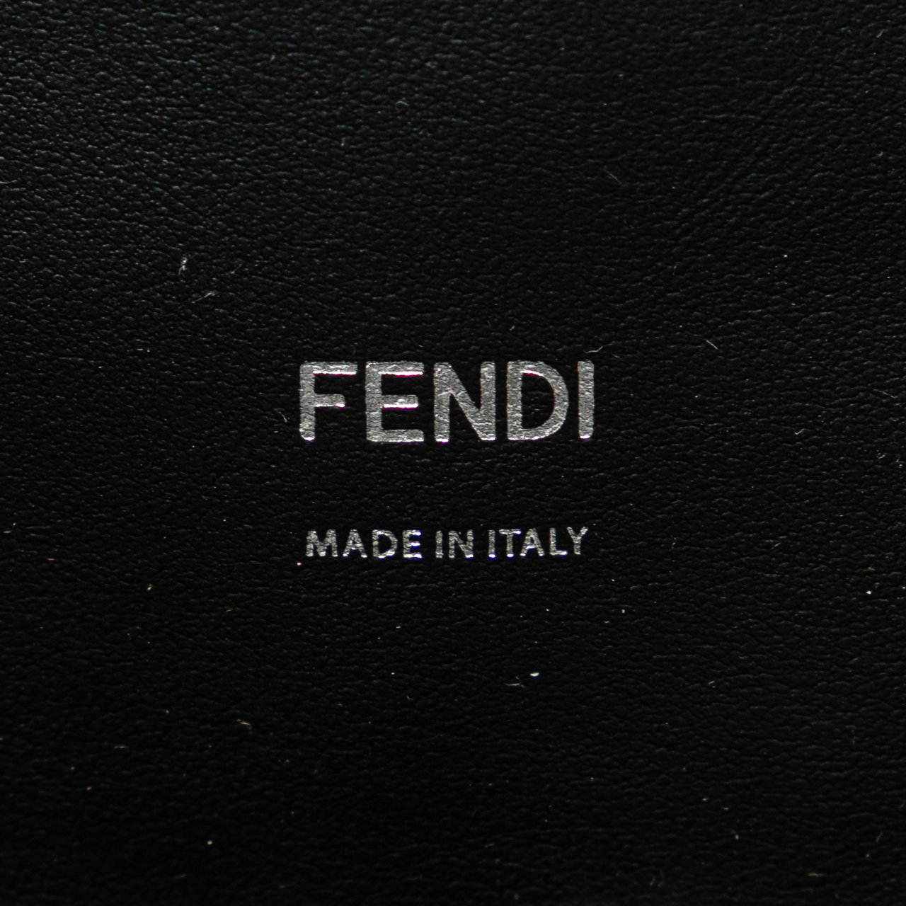 Fendi Medium Zucca PVC Baguette Satchel Zwart