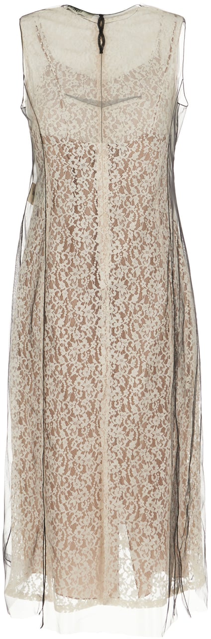 Fendi Fendi Abito in pizzo bianco Wit