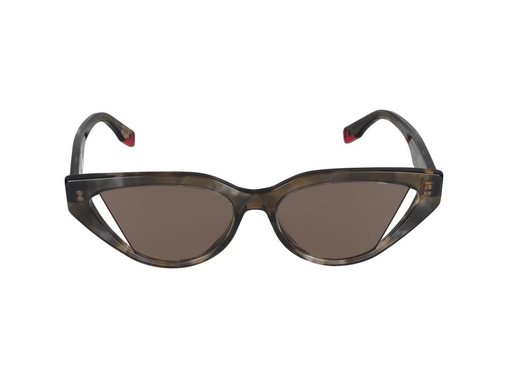 Fendi Tortoiseshell Cat-Eye Sunglasses Grijs