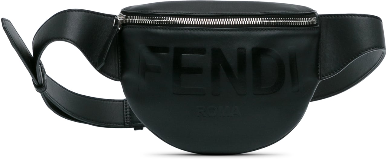 Fendi Fendi Logo Belt Bag Zwart