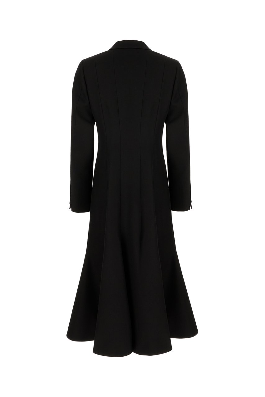 Fendi Fendi Black wool coat Zwart