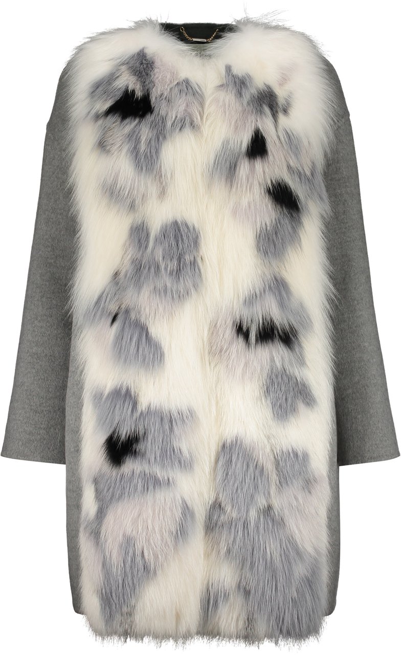 Fendi Cashmere coat Zwart