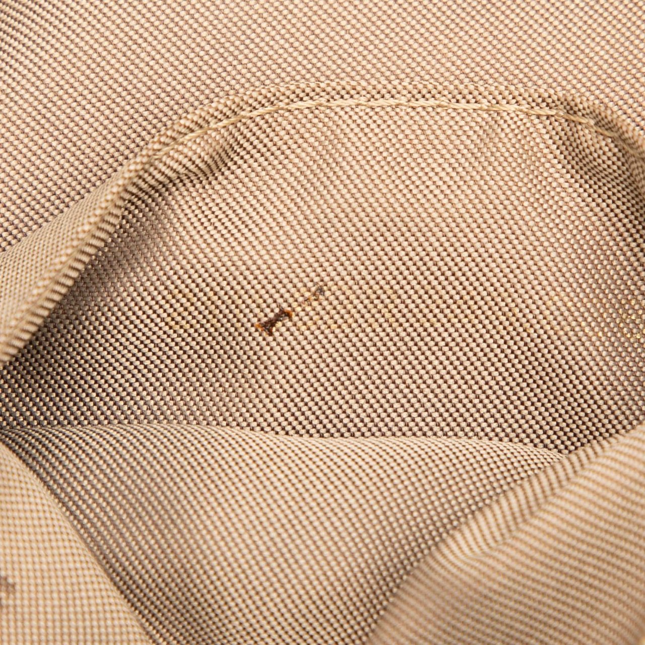 Fendi Zucchino Canvas Pochette Bruin