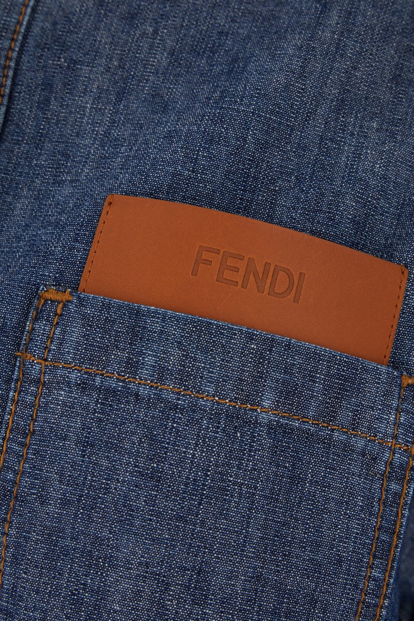Fendi Denim jacket Blauw