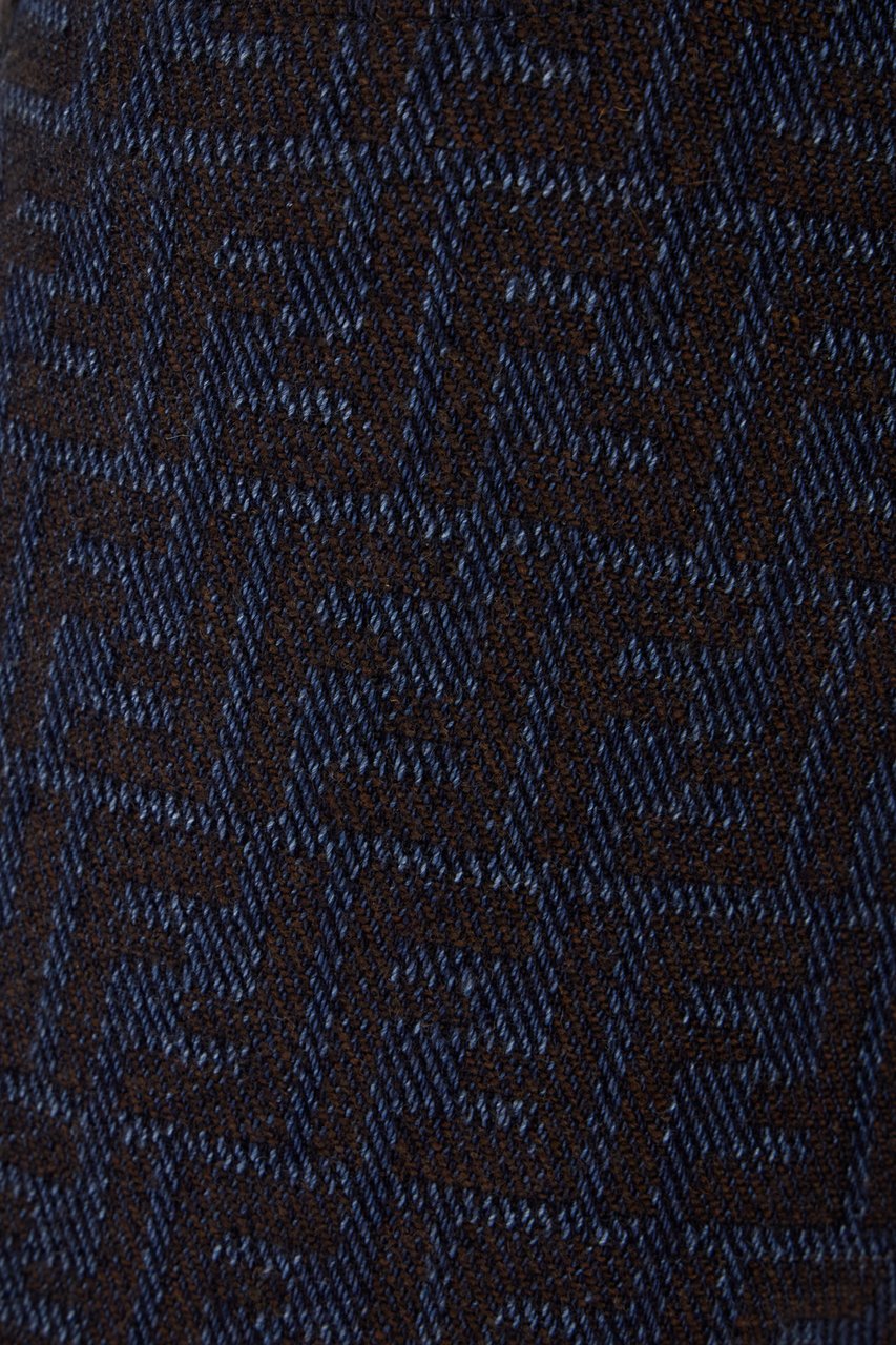 Fendi Fendi Embroidered denim jeans Blauw