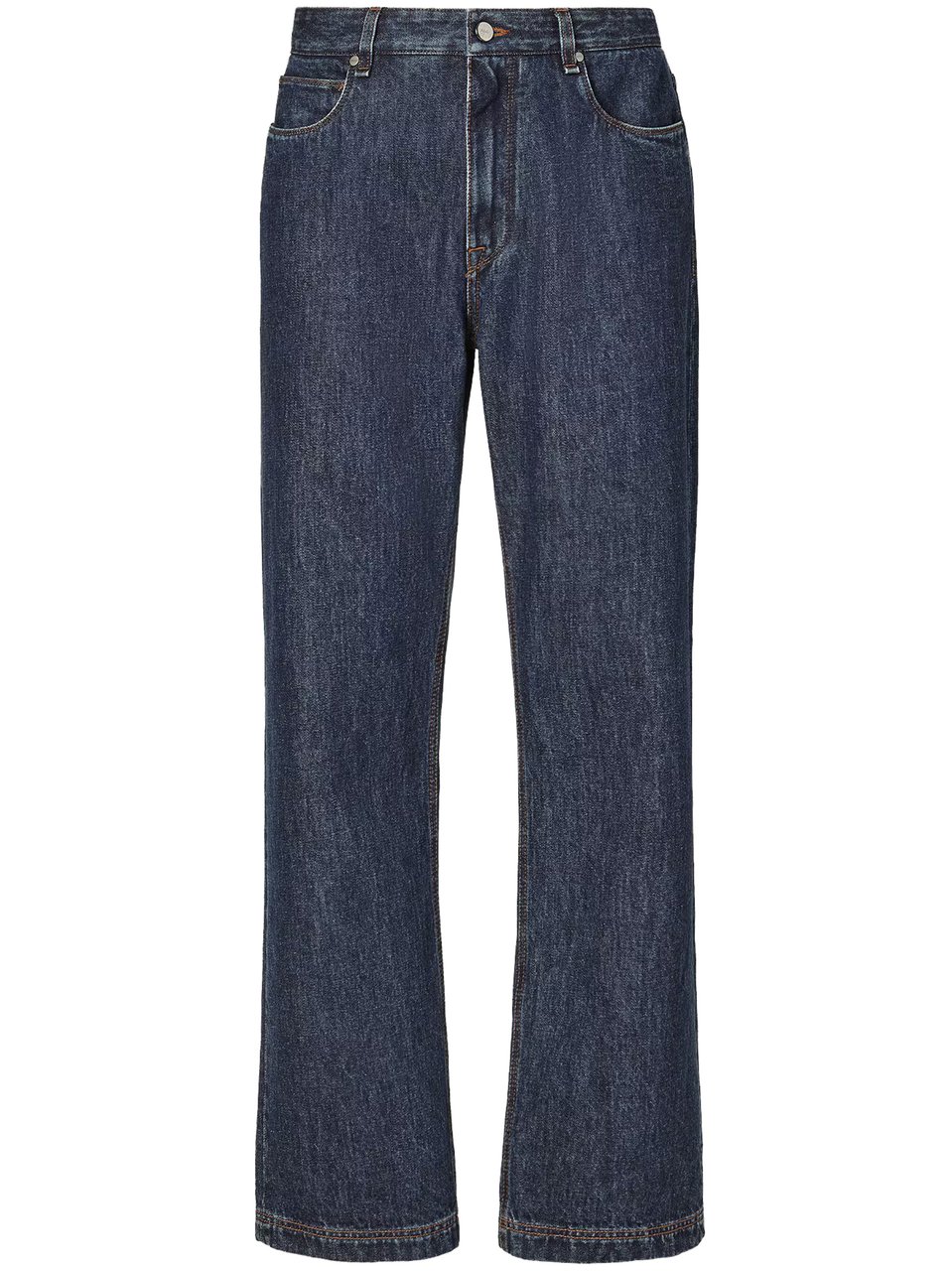 Fendi Regular FF Padded Dark Indigo Jeans Zwart