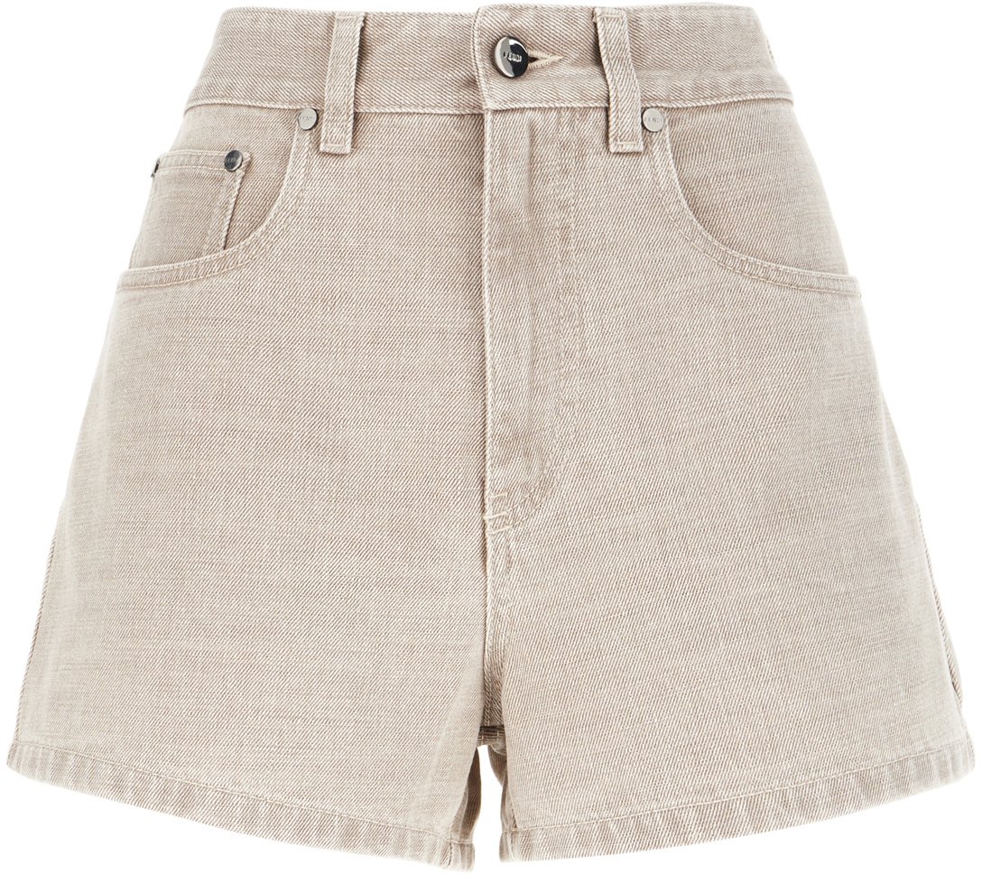 Fendi Fendi Cappuccino denim shorts Bruin
