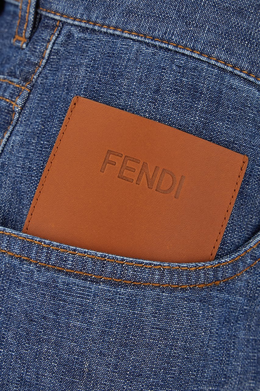 Fendi Denim shorts Blauw