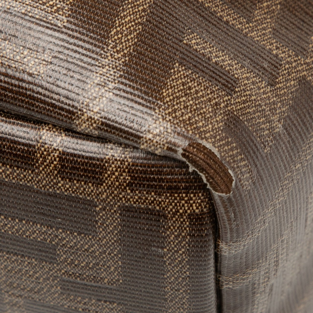 Fendi Zucca Coated Canvas FF 1974 Backpack Bruin