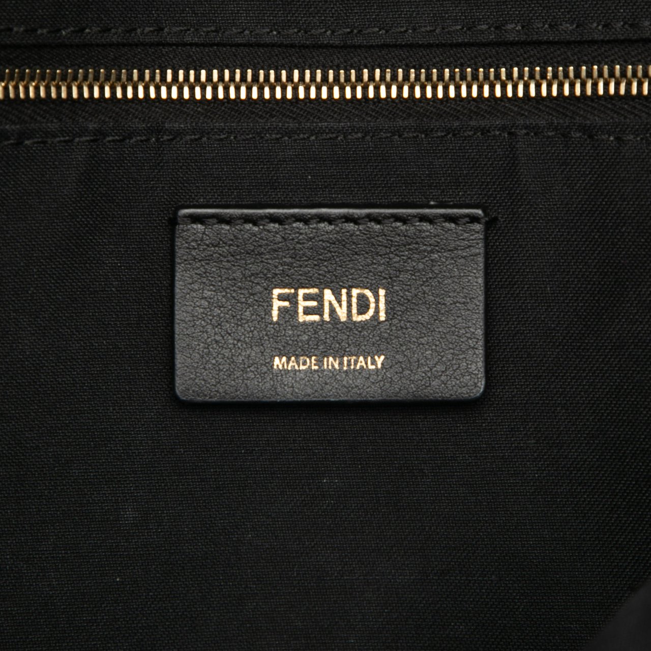 Fendi Zucca Coated Canvas FF 1974 Backpack Bruin