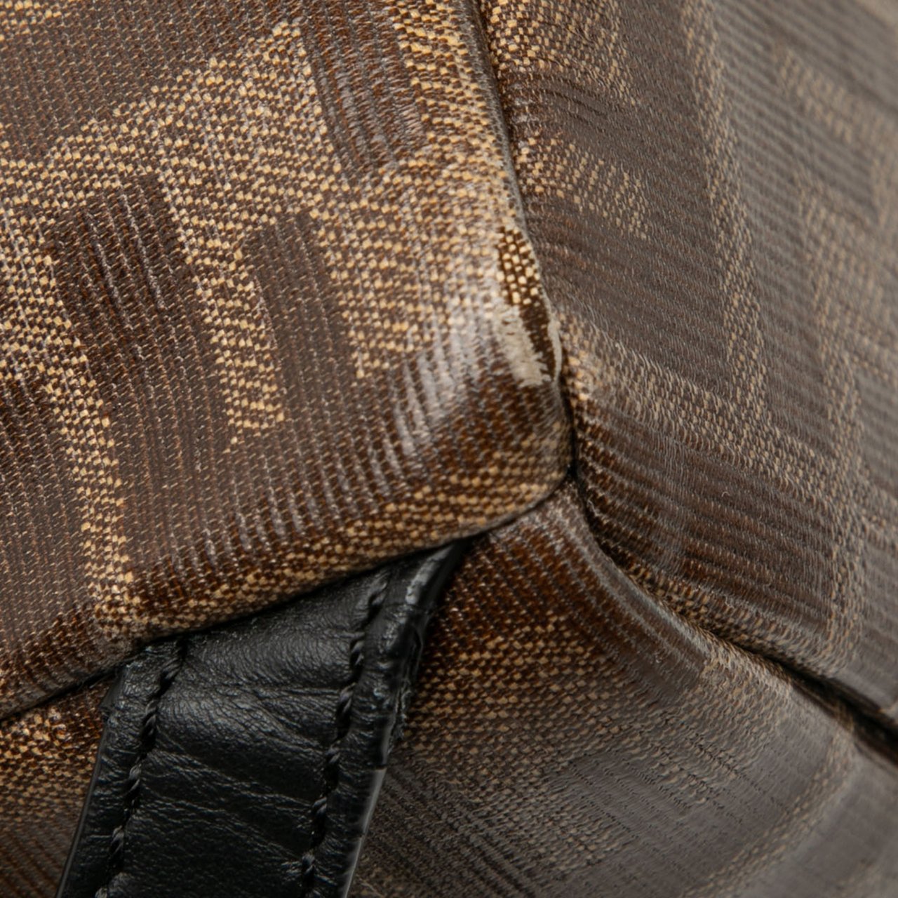 Fendi Zucca Coated Canvas FF 1974 Backpack Bruin