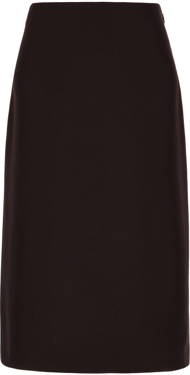 Fendi Fendi Aubergine wool skirt Paars