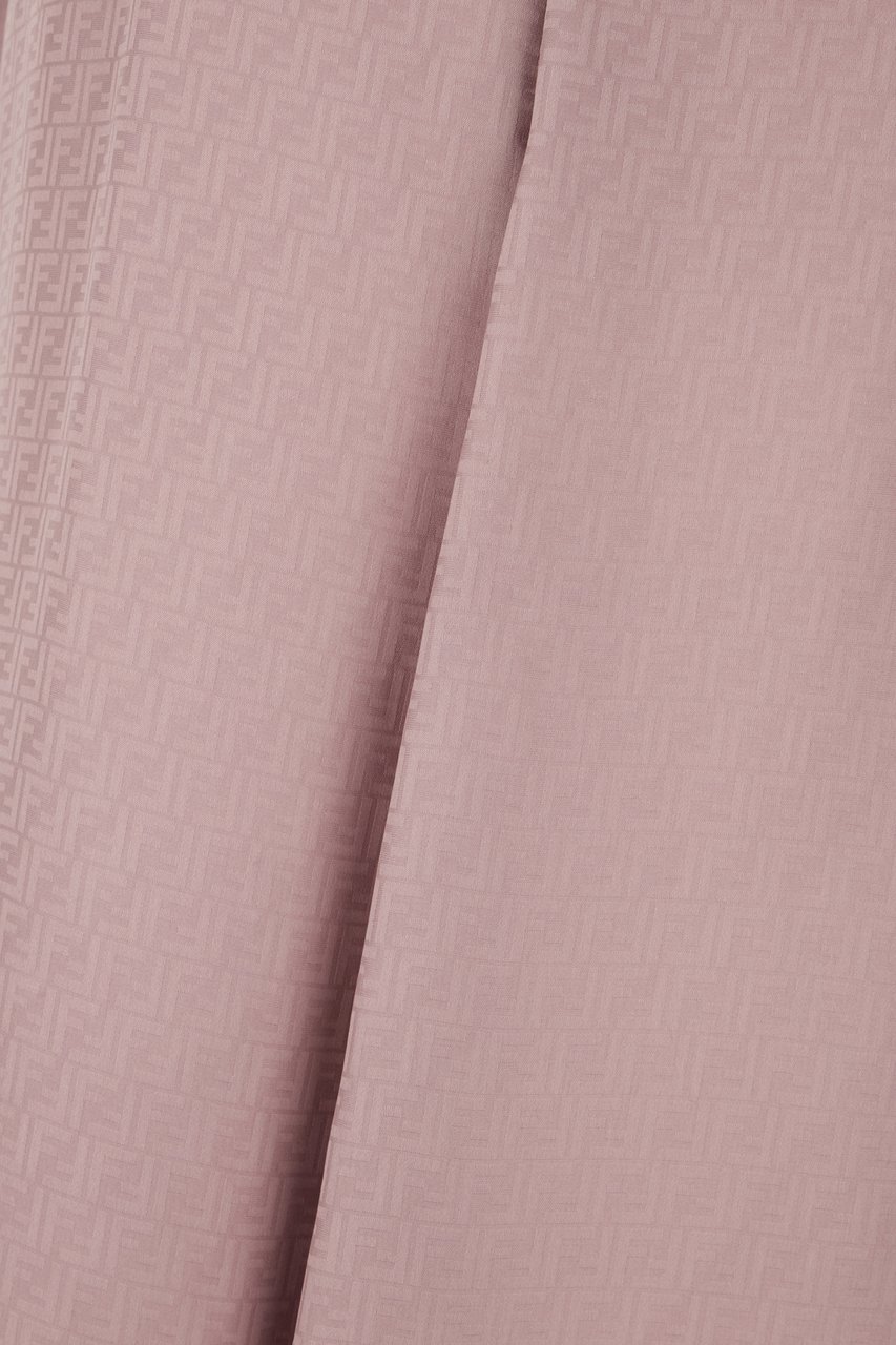Fendi Fendi Mauve silk skirt Paars