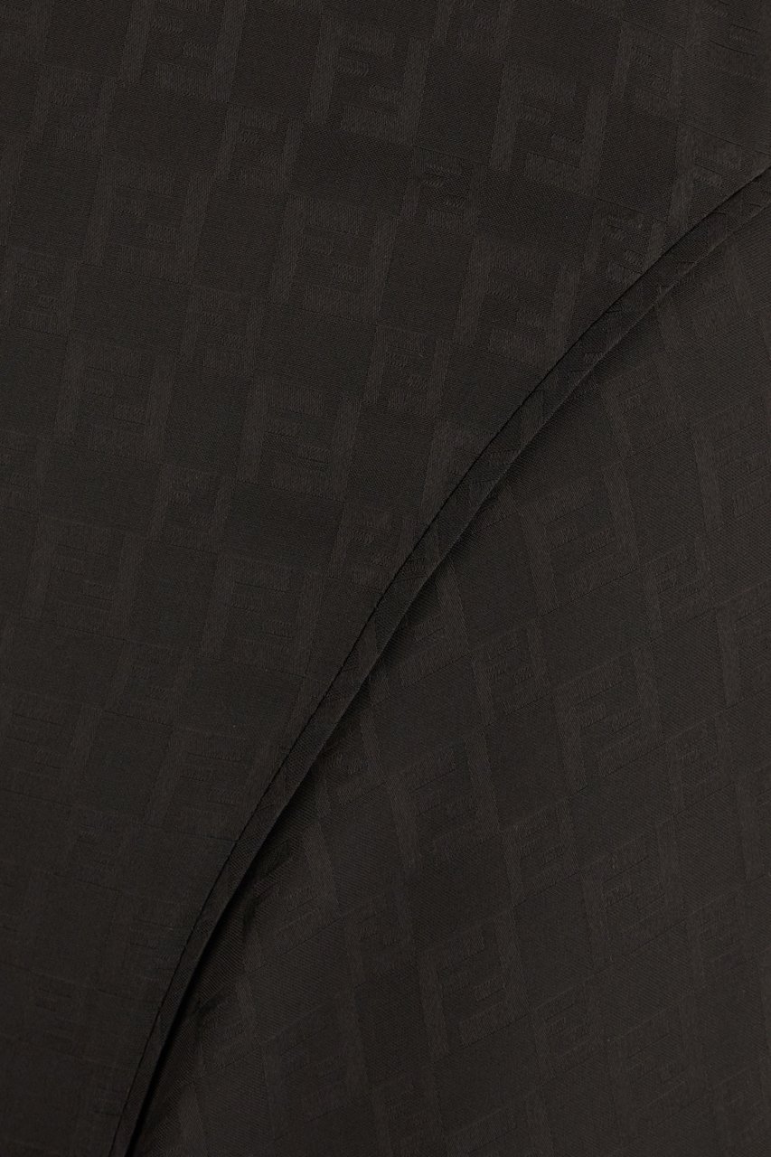 Fendi Fendi Embroidered silk skirt Divers