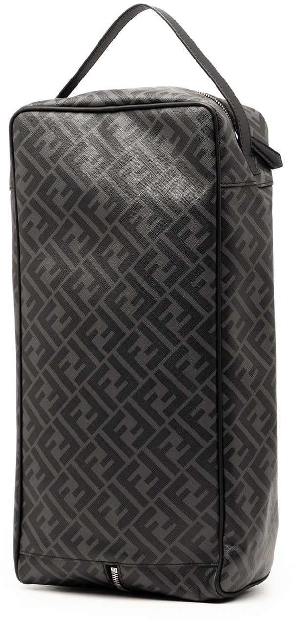 Fendi Zucca Coated Canvas Shoe Case Grijs