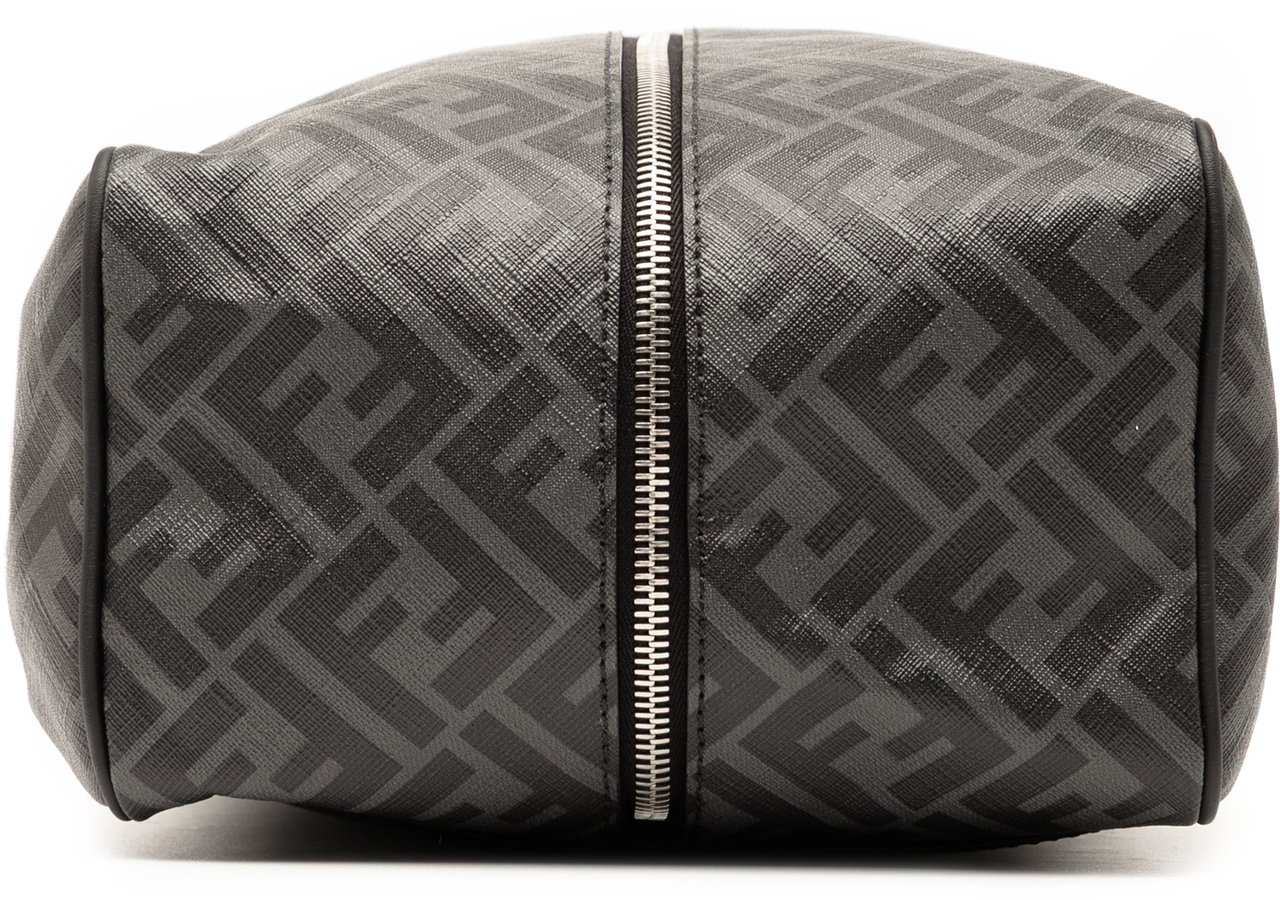 Fendi Zucca Coated Canvas Shoe Case Grijs